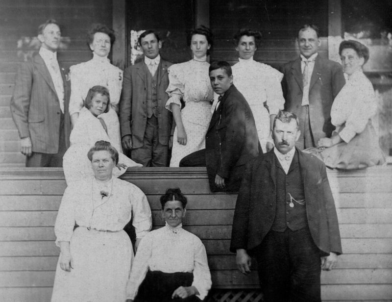 Catherine (Kate) Wolfle Deitz and family