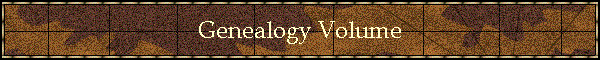 Genealogy Volume Contents