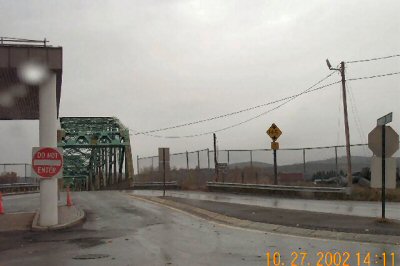 Border crossing to Canada from Fort Kent, Maine