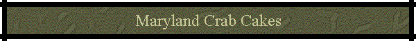 Maryland Crab Cakes